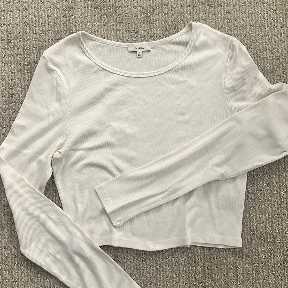 Talula Cream Long Sleeve Top